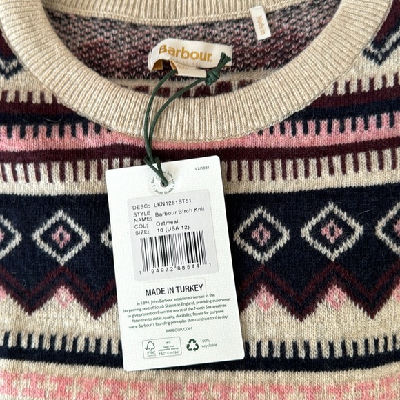 NWT Barfour Sweater - Picture 5 of 8